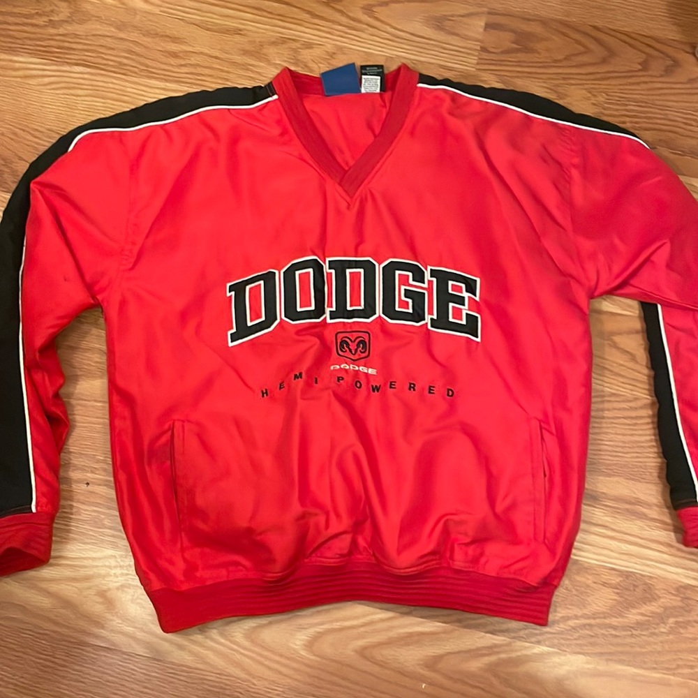 Vintage Cadre athletic Dodge windbreaker pullover